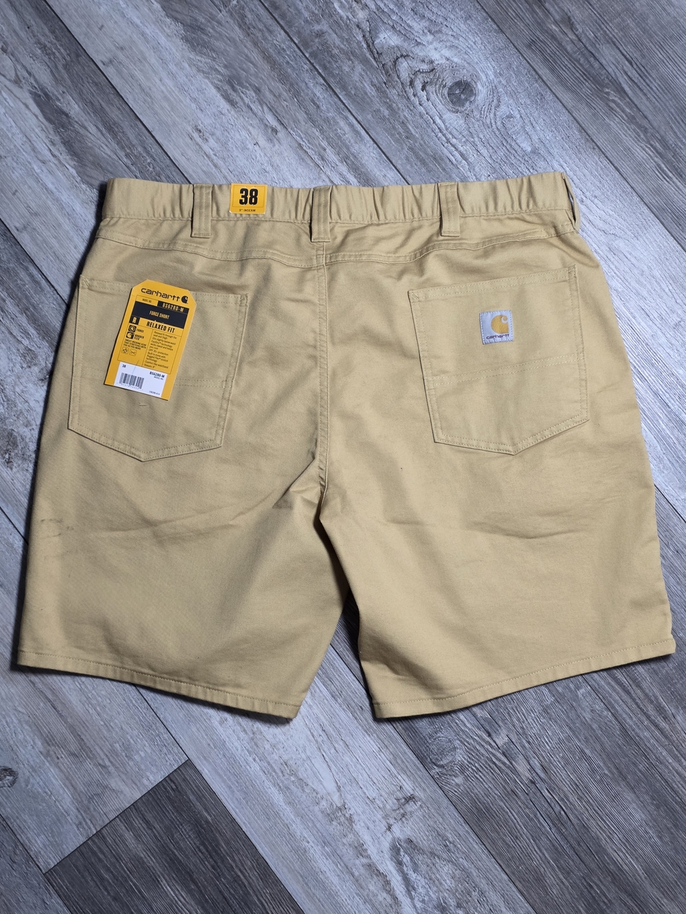 Carhartt Men’s Relaxed Fit Work Force Shorts Sz 38 *NWT